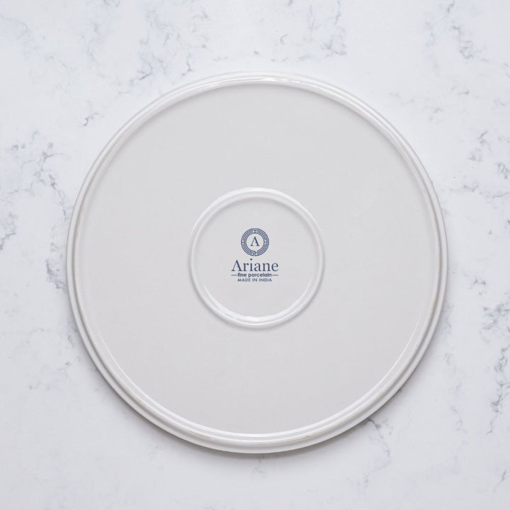 Short Rim Stackable Plate | Porcelain |Set of 4