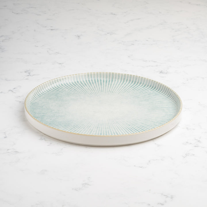 Short Rim Stackable Plate | Porcelain |Set of 4