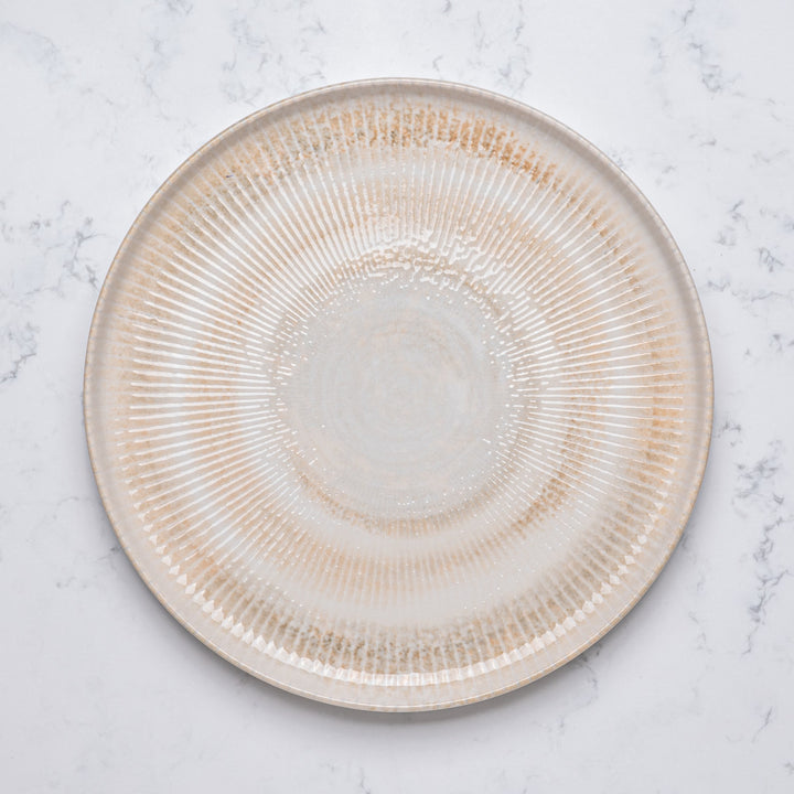 Short Rim Stackable Plate | Porcelain | Pack of 4