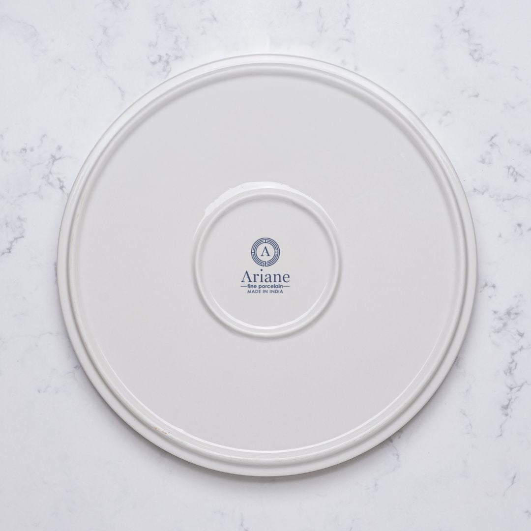 Short Rim Stackable Plate | Porcelain | Pack of 4