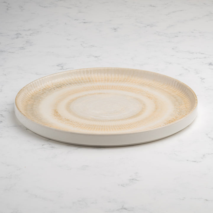 Short Rim Stackable Plate | Porcelain | Pack of 4