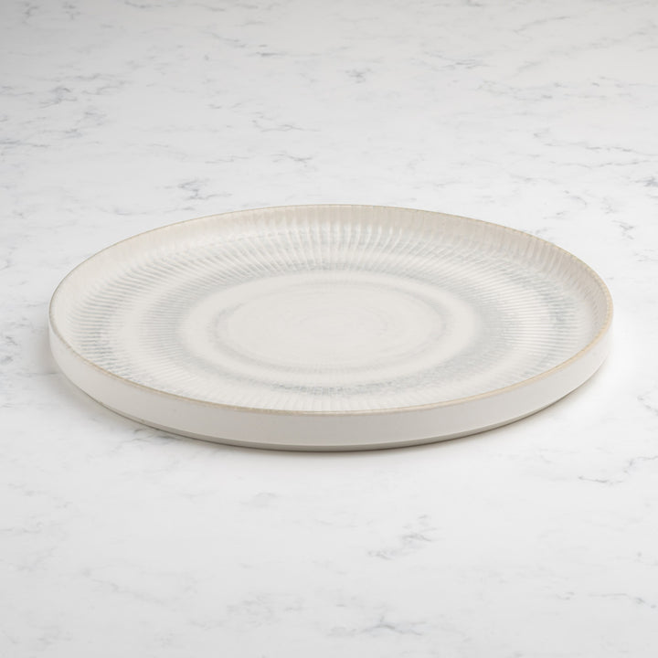Short Rim Stackable Plate | Set of 4 | Porcelain