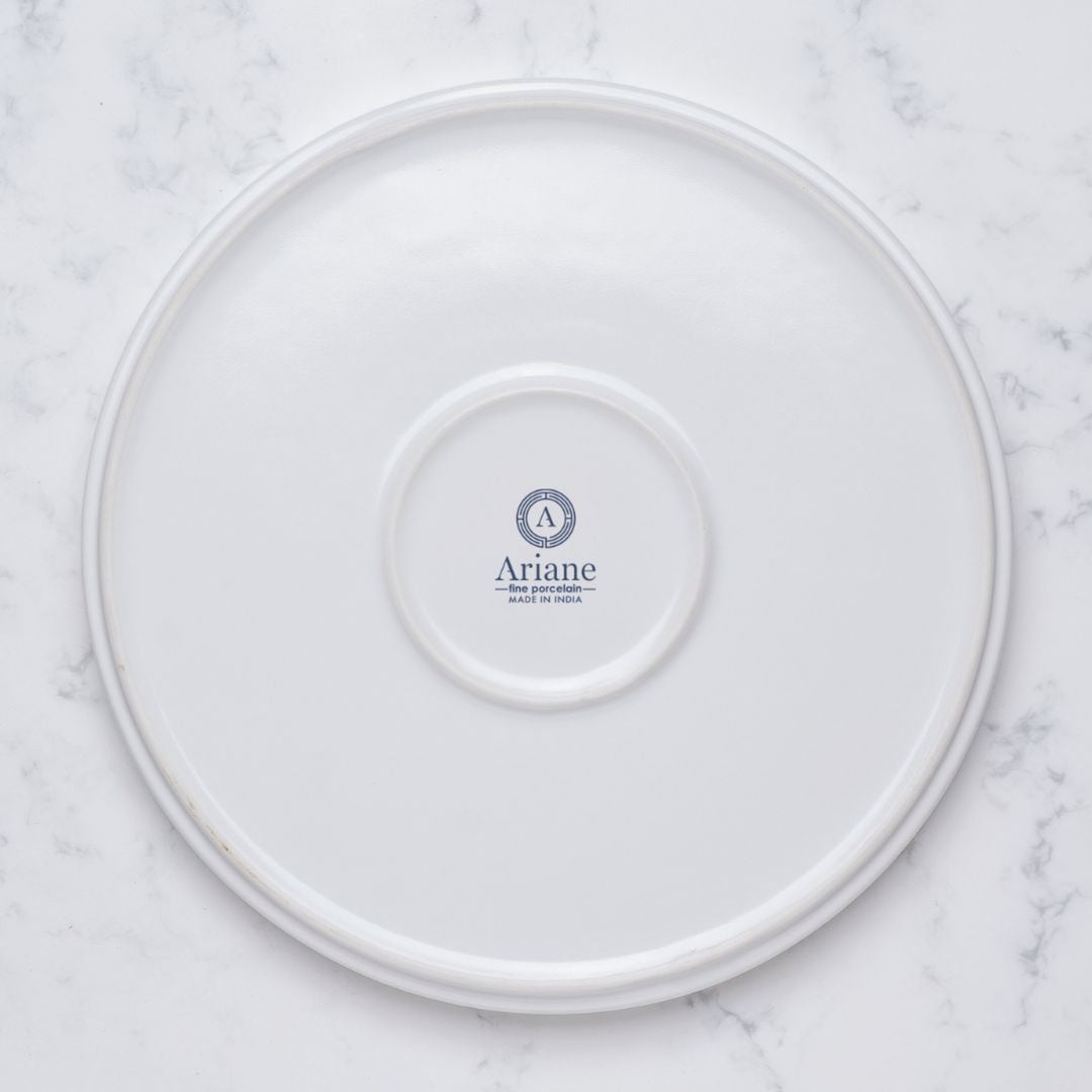 Short Rim Stackable Plates | Porcelain, Set of 4