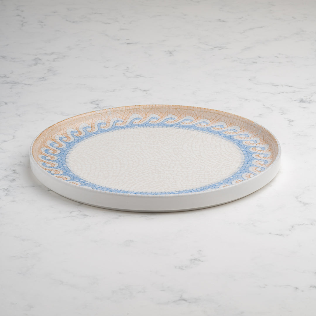 Short Rim Stackable Plates | Porcelain, Set of 4