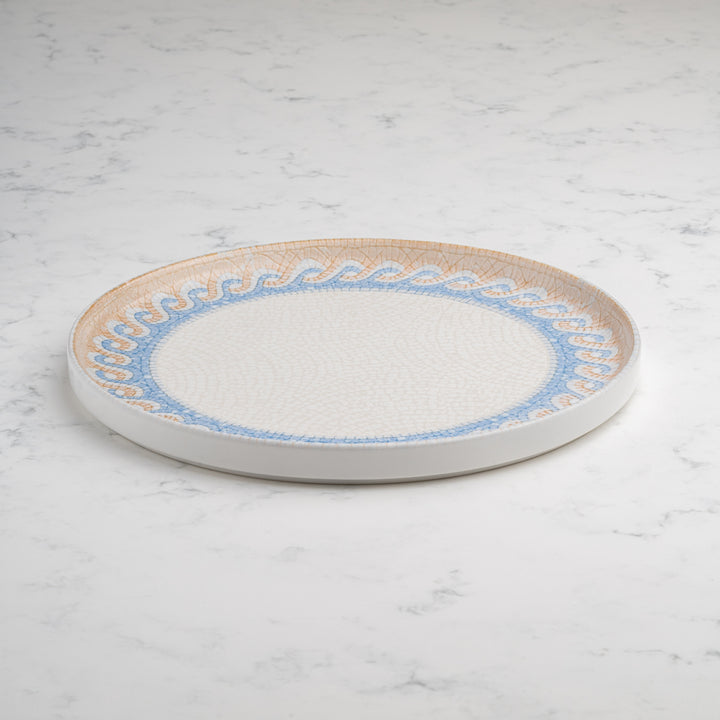 Short Rim Stackable Plates | Porcelain, Set of 4