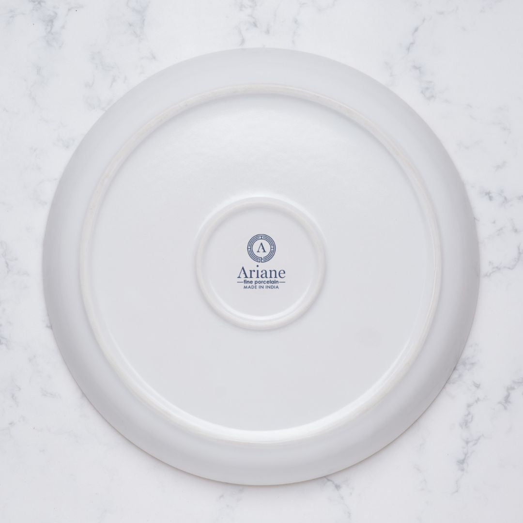 Classic Flat Dining Plates | Porcelain | Pack of 12