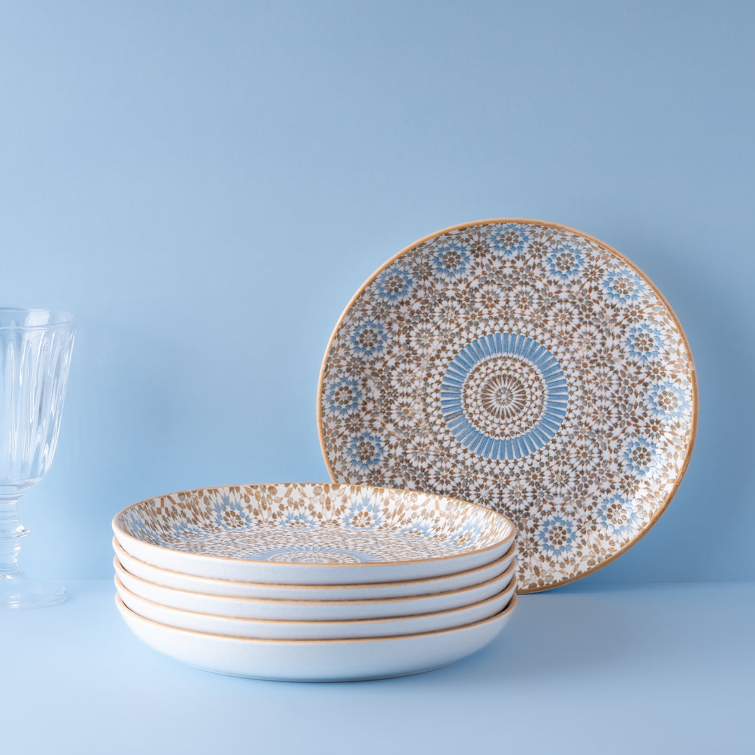 Classic Flat Dining Plates | Porcelain | Pack of 12
