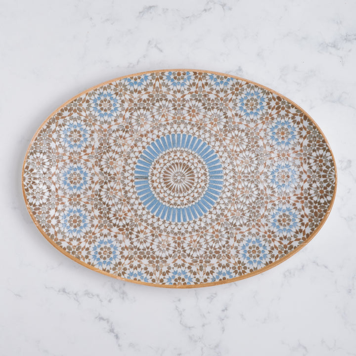 Oval Plate with Foot | Porcelain, 11" | Pack of 12