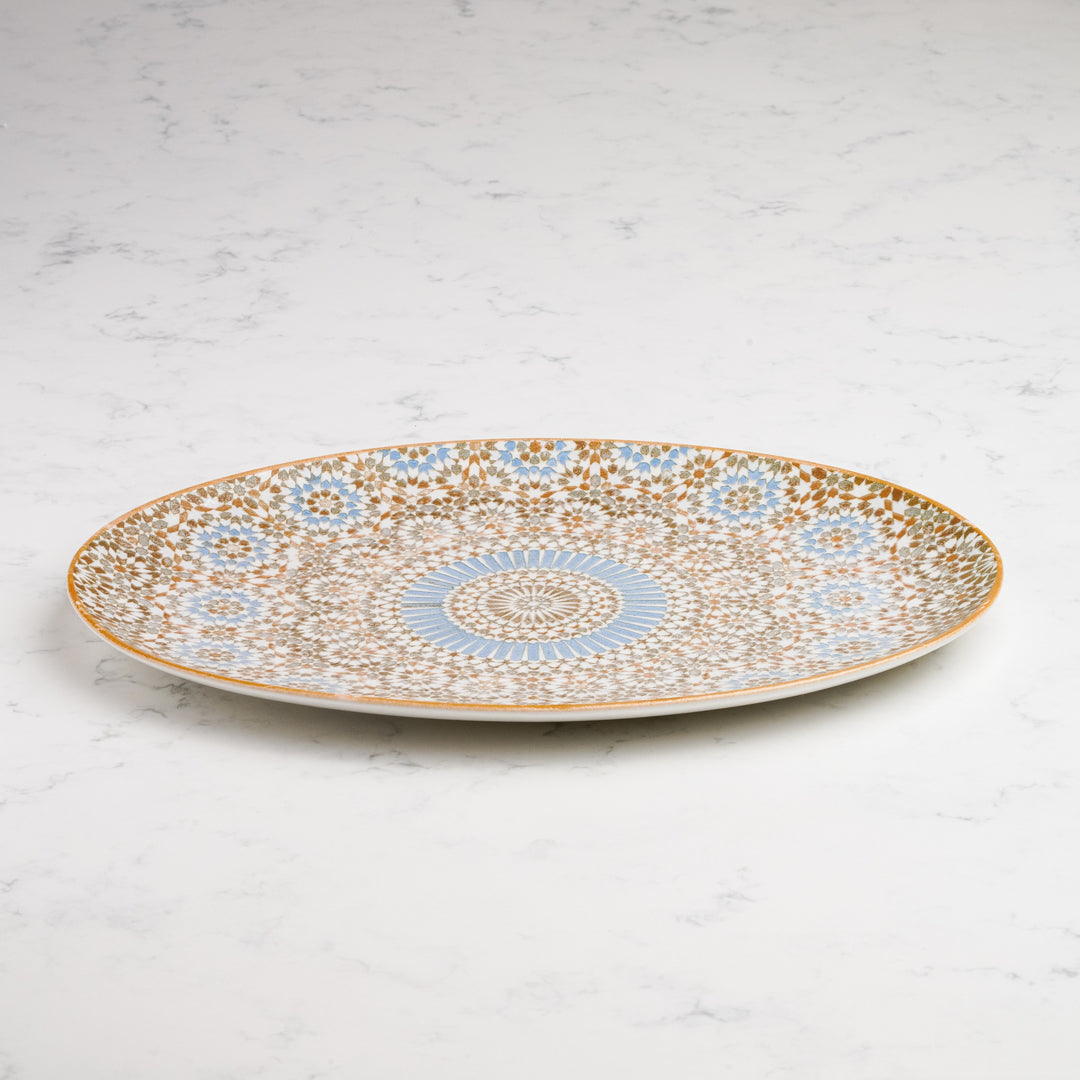 Oval Plate with Foot | Porcelain, 11" | Pack of 12