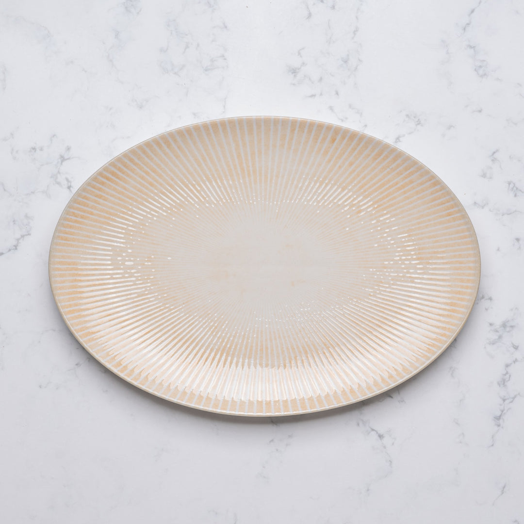 Plate Oval With Foot | Porcelain, 11" | Pack of 12