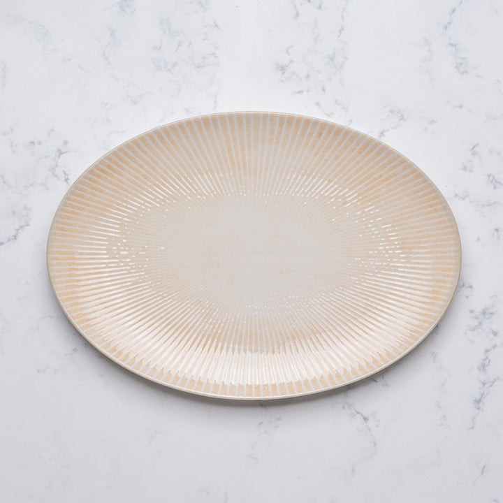 Plate Oval With Foot | Porcelain, 11" | Pack of 12