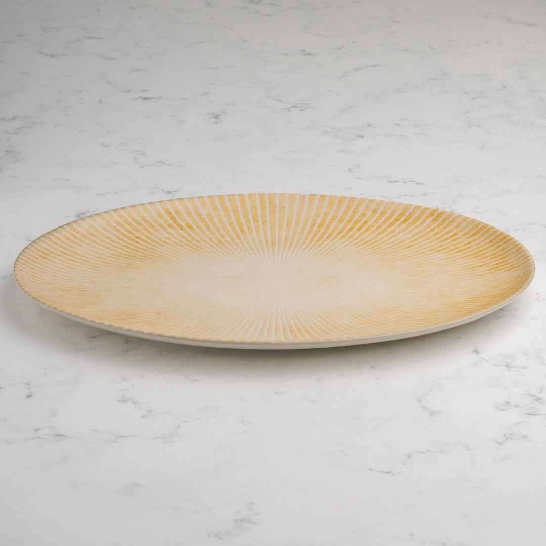 Plate Oval With Foot | Porcelain, 12.59" | Pack of 12