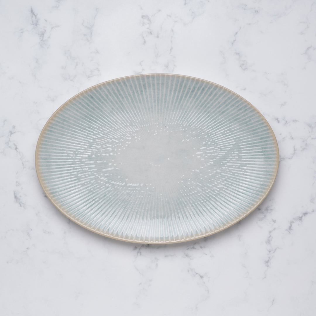 Oval Plate with Foot | Porcelain, 11" | Pack of 12