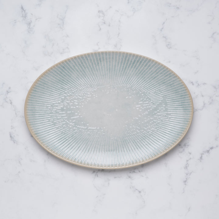Oval Plate with Foot | Porcelain, 11" | Pack of 12