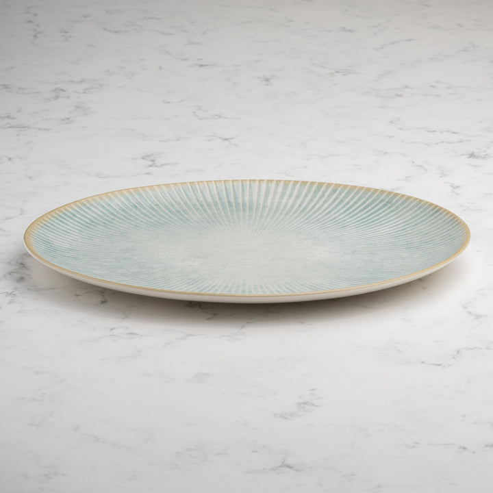 Oval Plate with Foot | Porcelain, 11" | Pack of 12