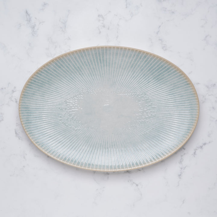 Oval Plate with Foot | Porcelain, 12,59" | Pack of 12