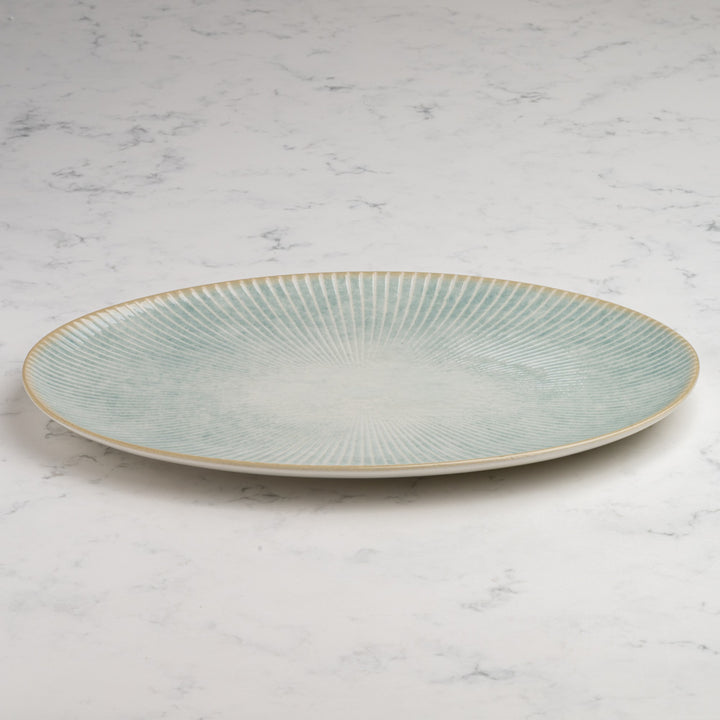 Oval Plate with Foot | Porcelain, 12,59" | Pack of 12