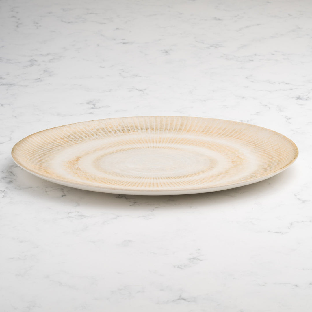 Premium Oval Plate with Foot | 11" | Porcelain | Set of 12