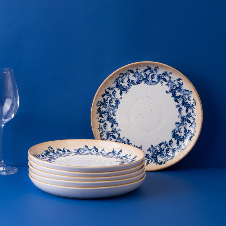 Plate Flat | Amalfi | Porcelain, Set of 6