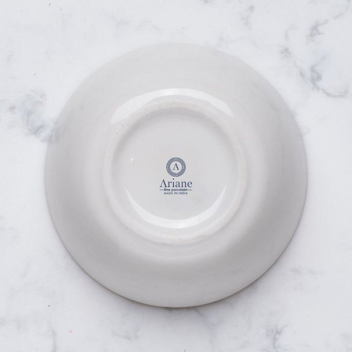 Bowl Non Stackable With Foot | Porcelain | Set of 12