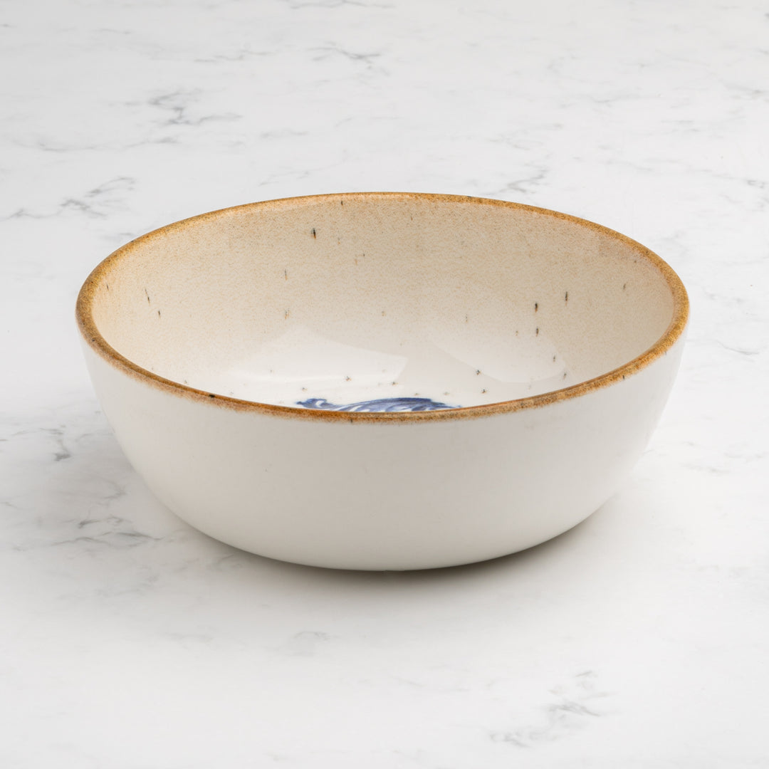 Bowl Non Stackable With Foot | Amalfi | Porcelain , Set of 4