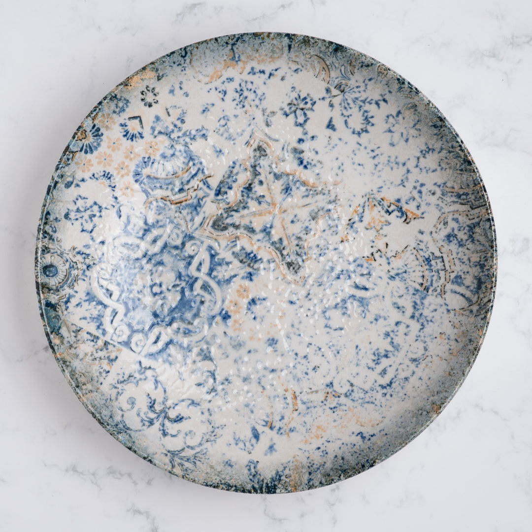 Round Cous Cous Deep Plate | Pack of 6 | Porcelain
