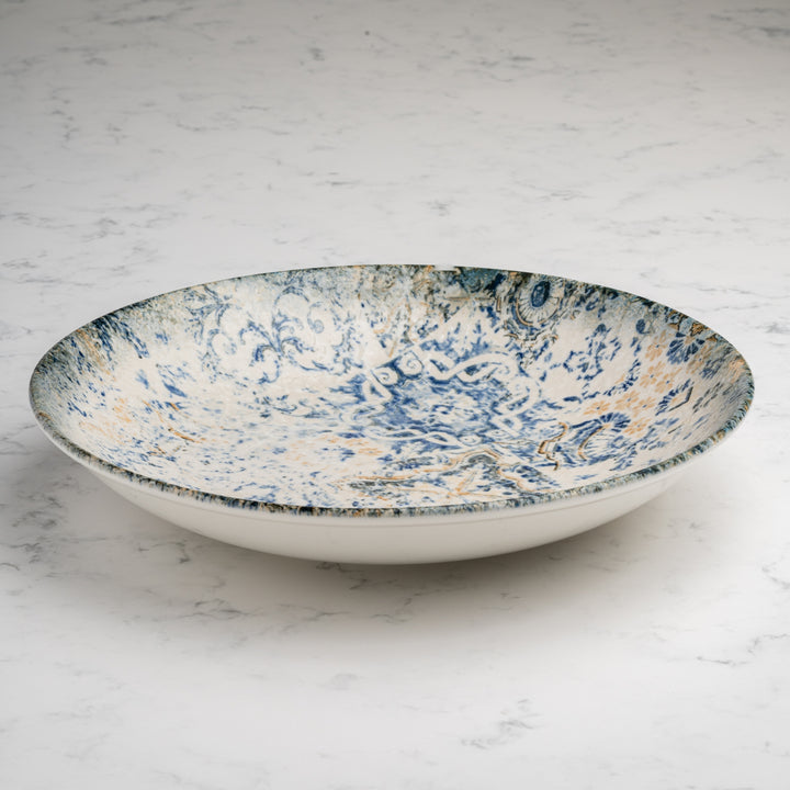 Round Wok Deep Plate | 11", Set of 6 | Porcelain