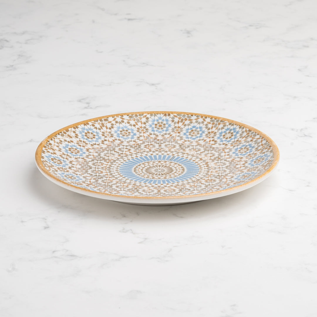 Round Rimless Plates | Porcelain, Pack of 12