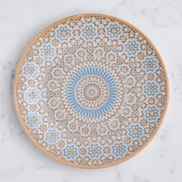Round Rimless Plate | Pack of 6, Porcelain