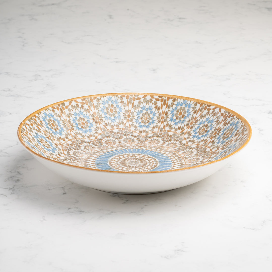 Round Cous Cous Deep Plates | Porcelain, Set of 6