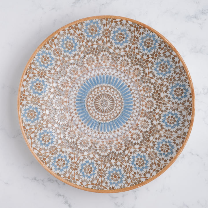 Round Wok Deep Plate | Set of 6 | Porcelain  | 11"