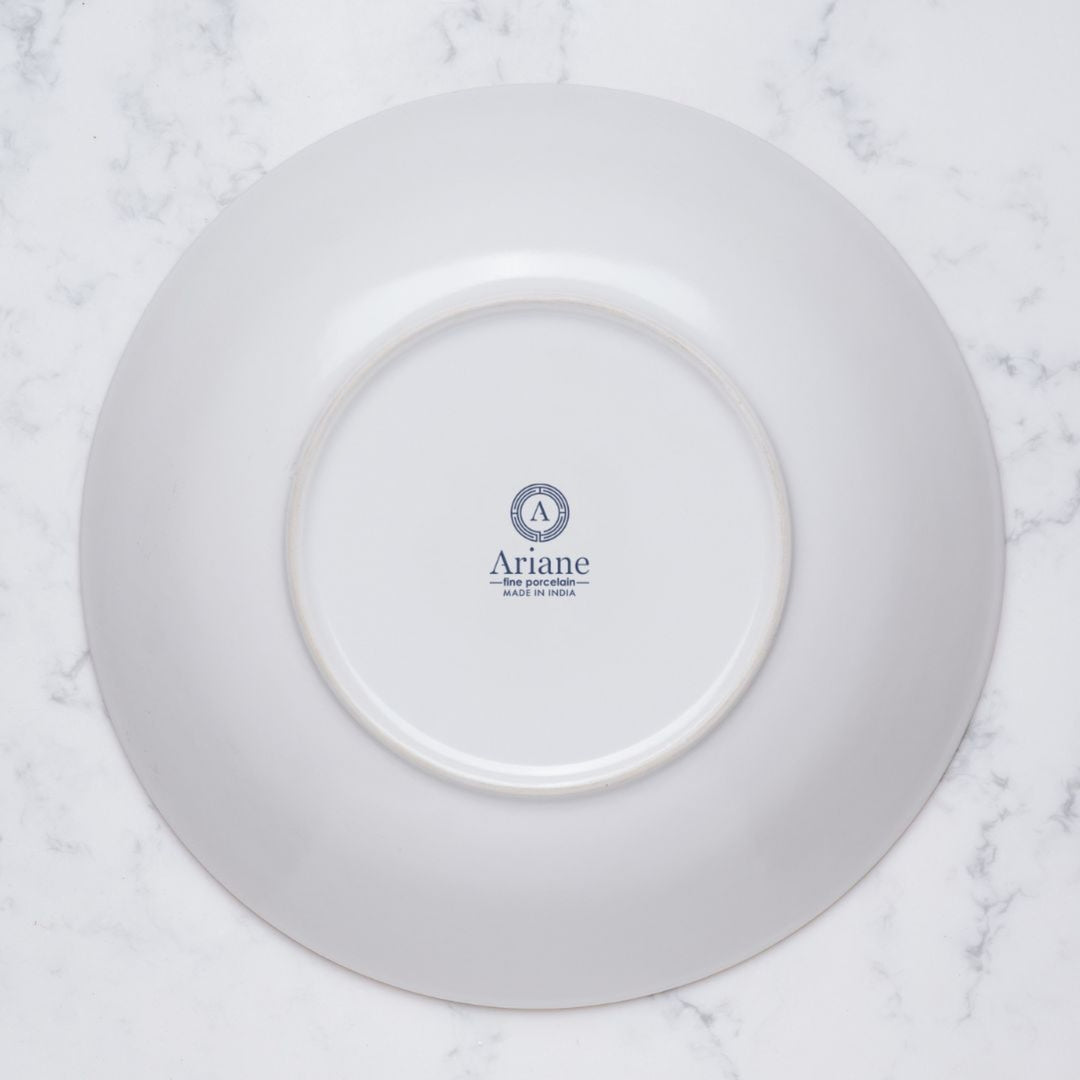 Round Wok Deep Plate | Set of 6 | Porcelain  | 11"