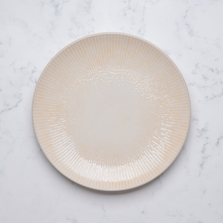 Round Rimless Plate | Pack of 12 | Porcelain