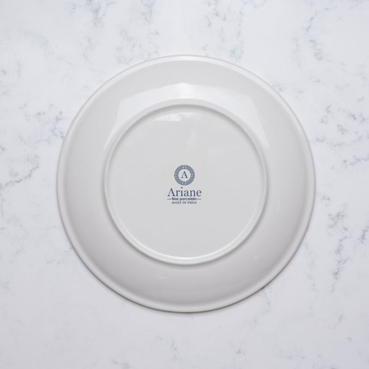 Round Rimless Plate | Pack of 12 | Porcelain