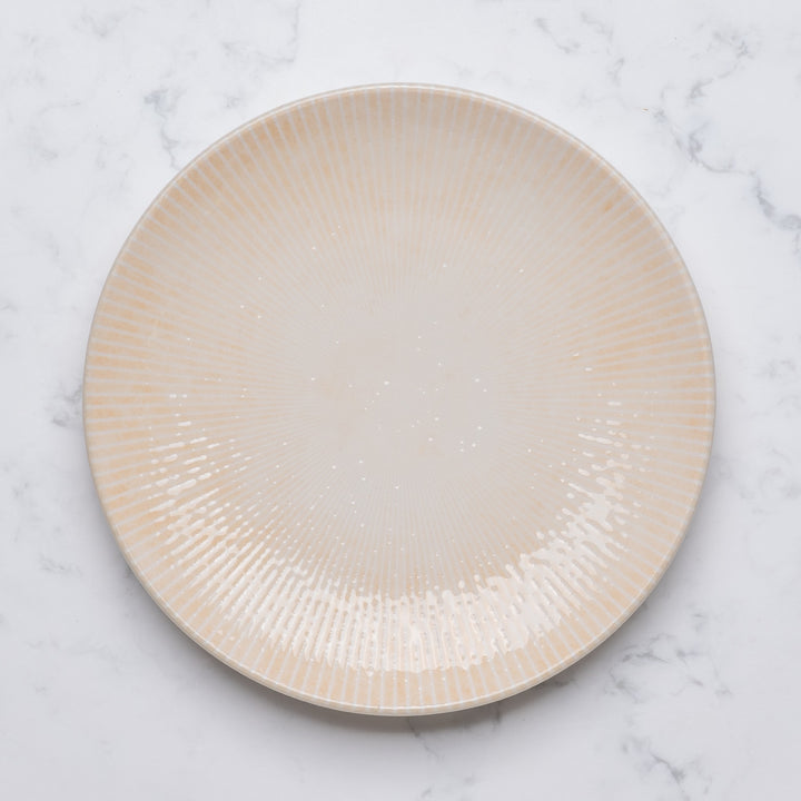 Round Rimless Plate | Porcelain, Set of 6