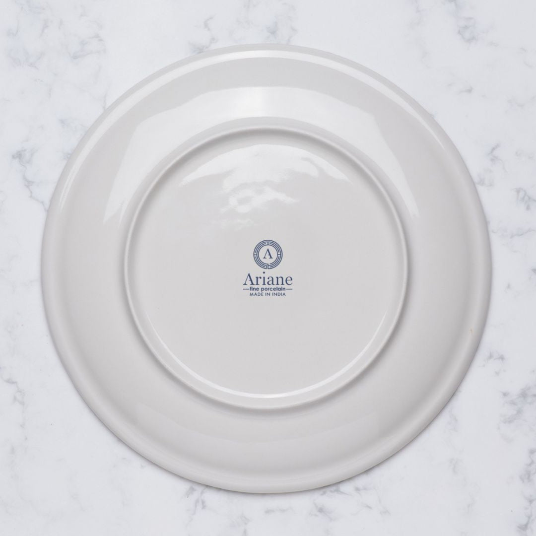 Round Rimless Plate | Porcelain, Set of 6
