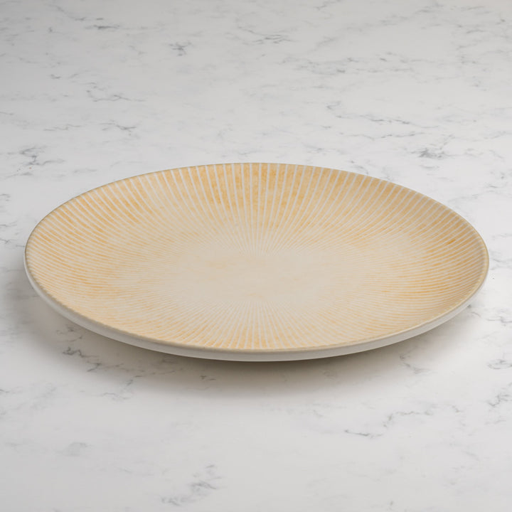 Round Rimless Plate | Porcelain, Set of 6