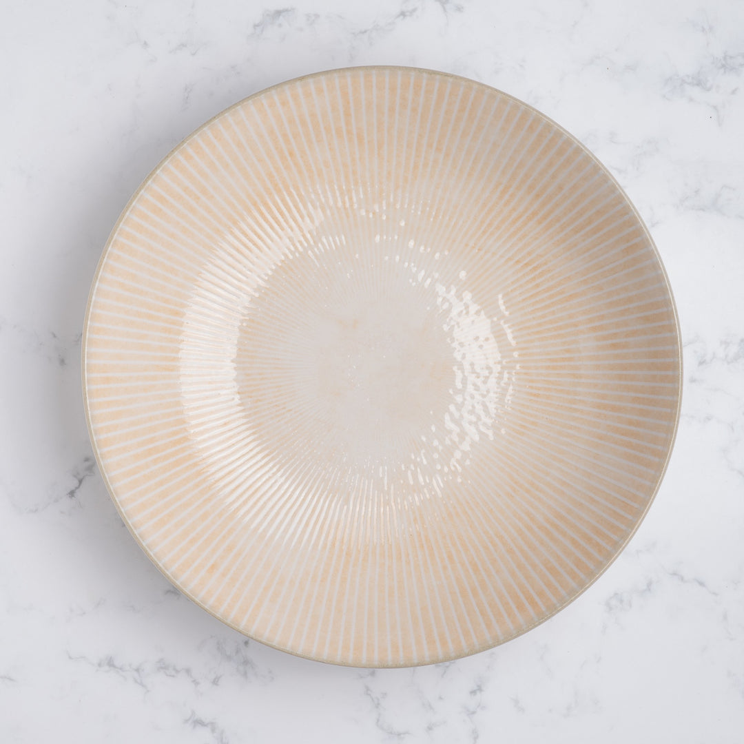 Round Deep Plate | Porcelain, Pack of 6