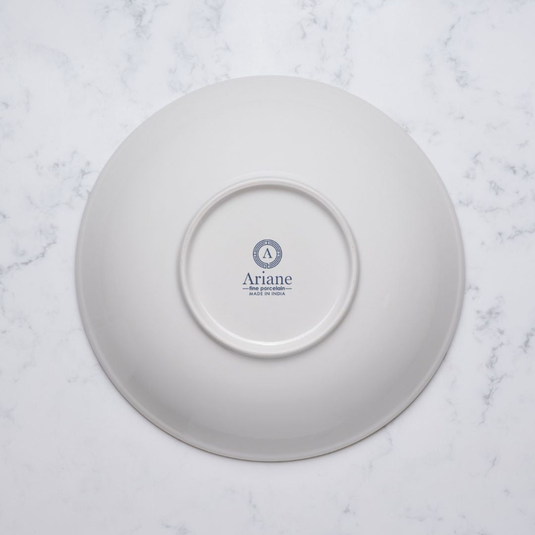 Round Deep Plate | Porcelain, Pack of 6