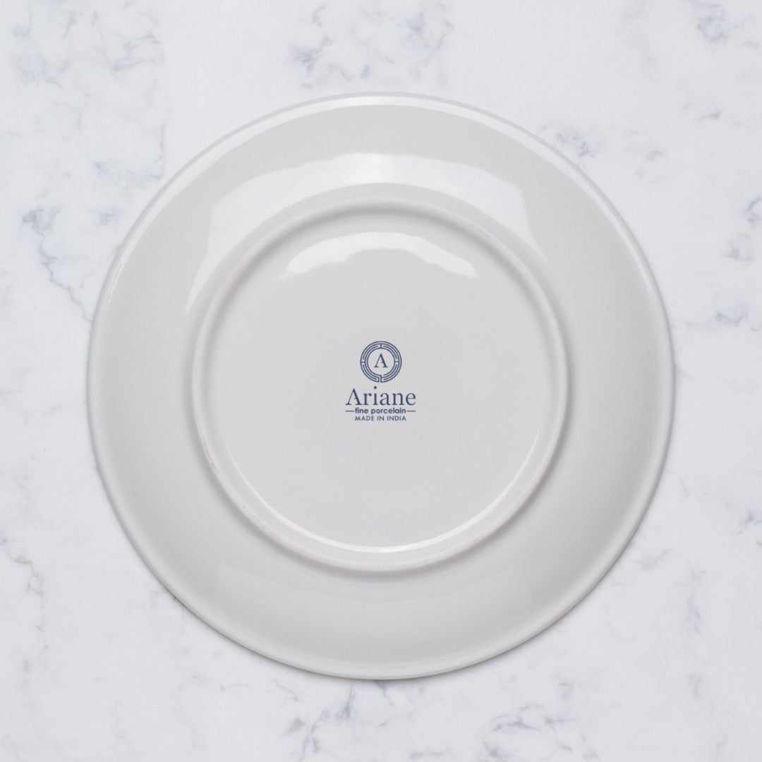 Round Rimless Plate | Porcelain, Pack of 12