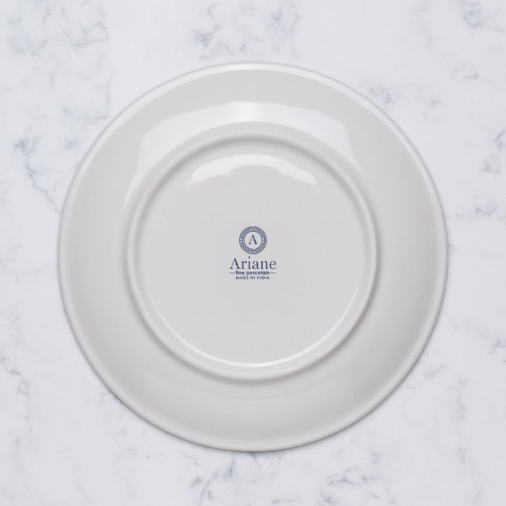 Round Rimless Plate | Porcelain, Pack of 12