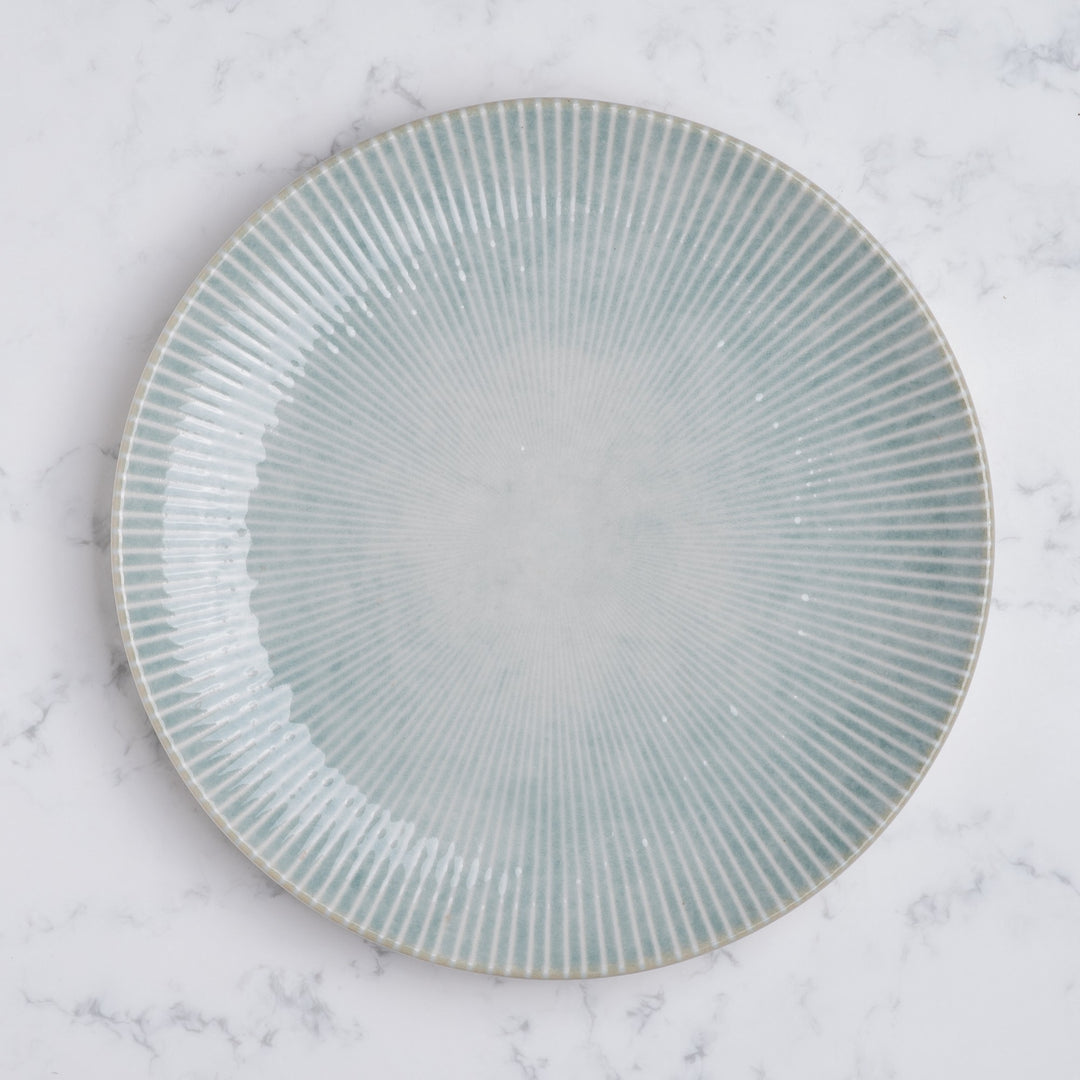 Modern Porcelain Rimless Dinner Plate | Pack of  6
