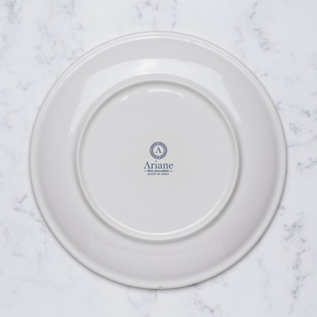 Modern Porcelain Rimless Dinner Plate | Pack of  6