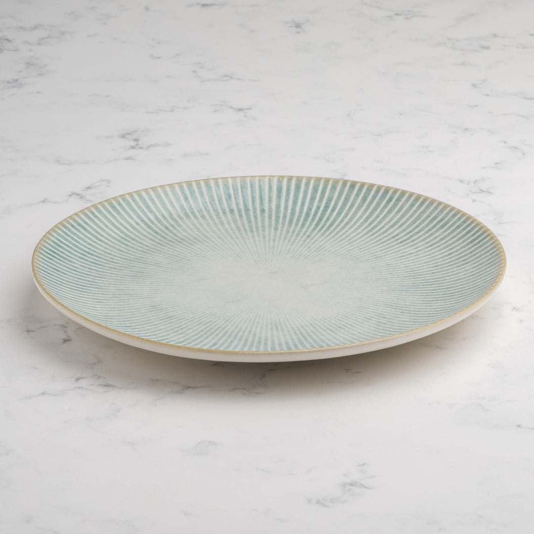 Modern Porcelain Rimless Dinner Plate | Pack of  6