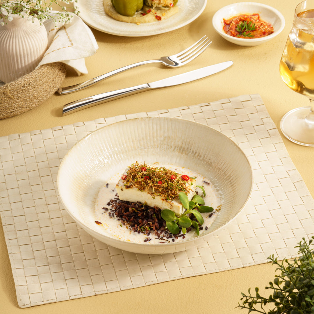 Classic Round Deep Plate | Porcelain | Set of 6