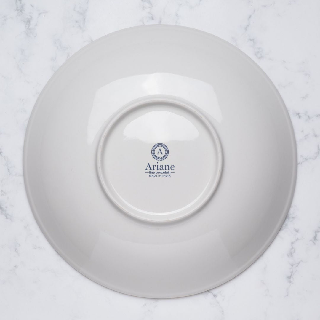 Modern Round Deep Cous Cous Plate | Porcelain , 50.72oz | Set of 6