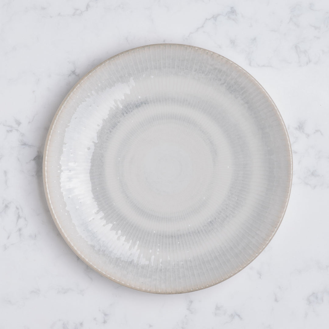 Round Rimless Plate | Porcelain | Pack of 12