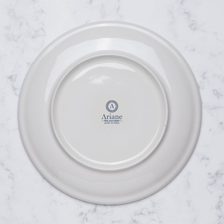 Round Rimless Plate | Porcelain, Set of 6