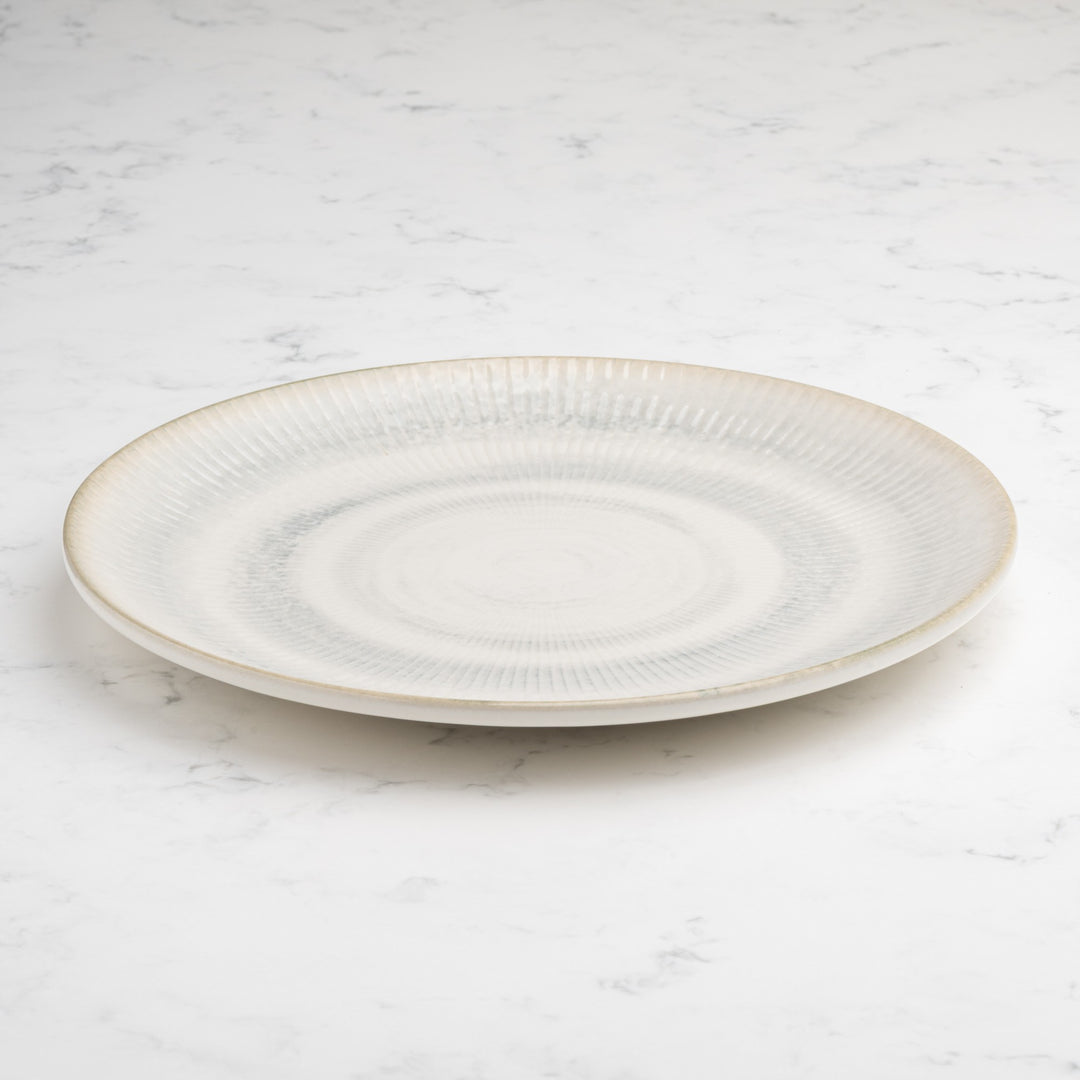 Round Rimless Plate | Porcelain, Set of 6