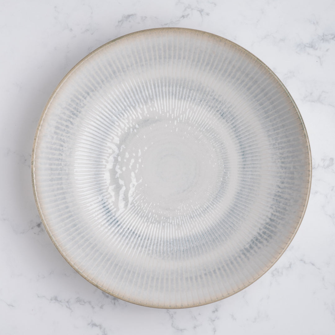 Round Cous Cous Deep Plate | Pack of 6, Porcelain
